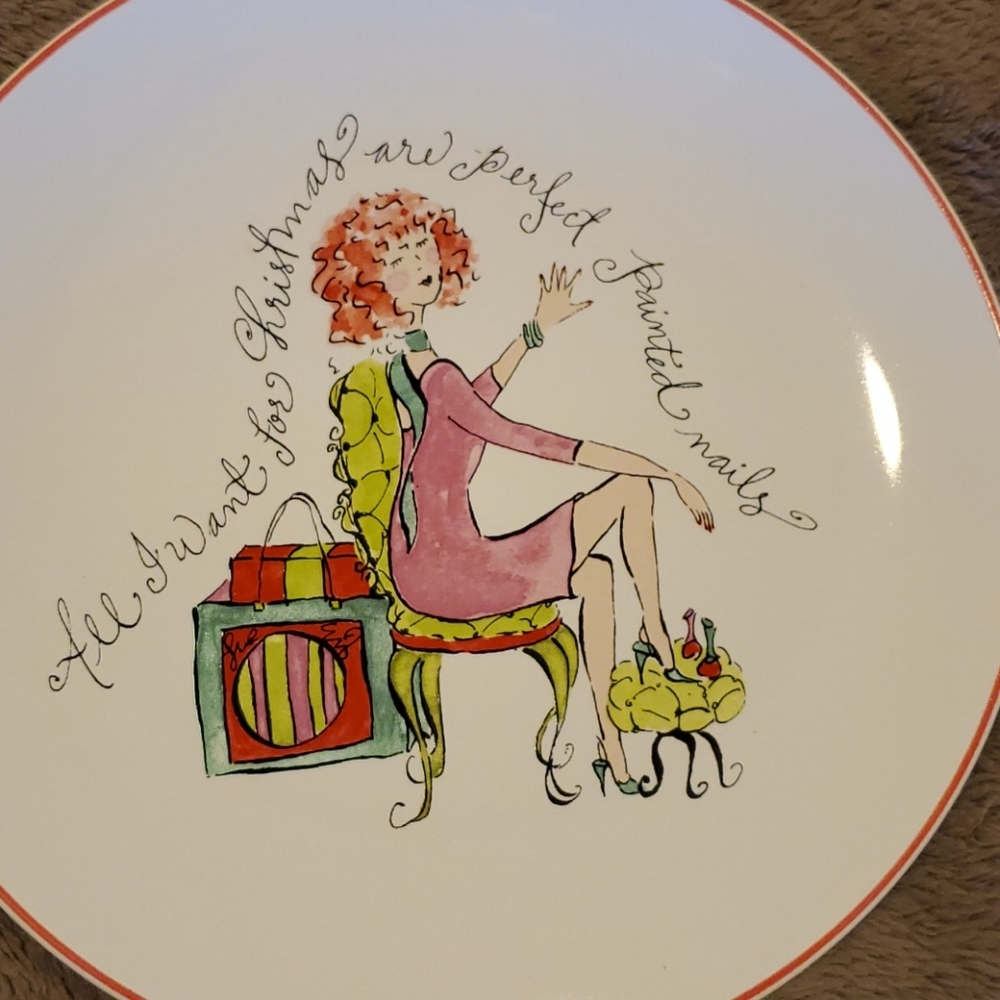 Rosanna Christmas salad plates - Picture 6 of 6